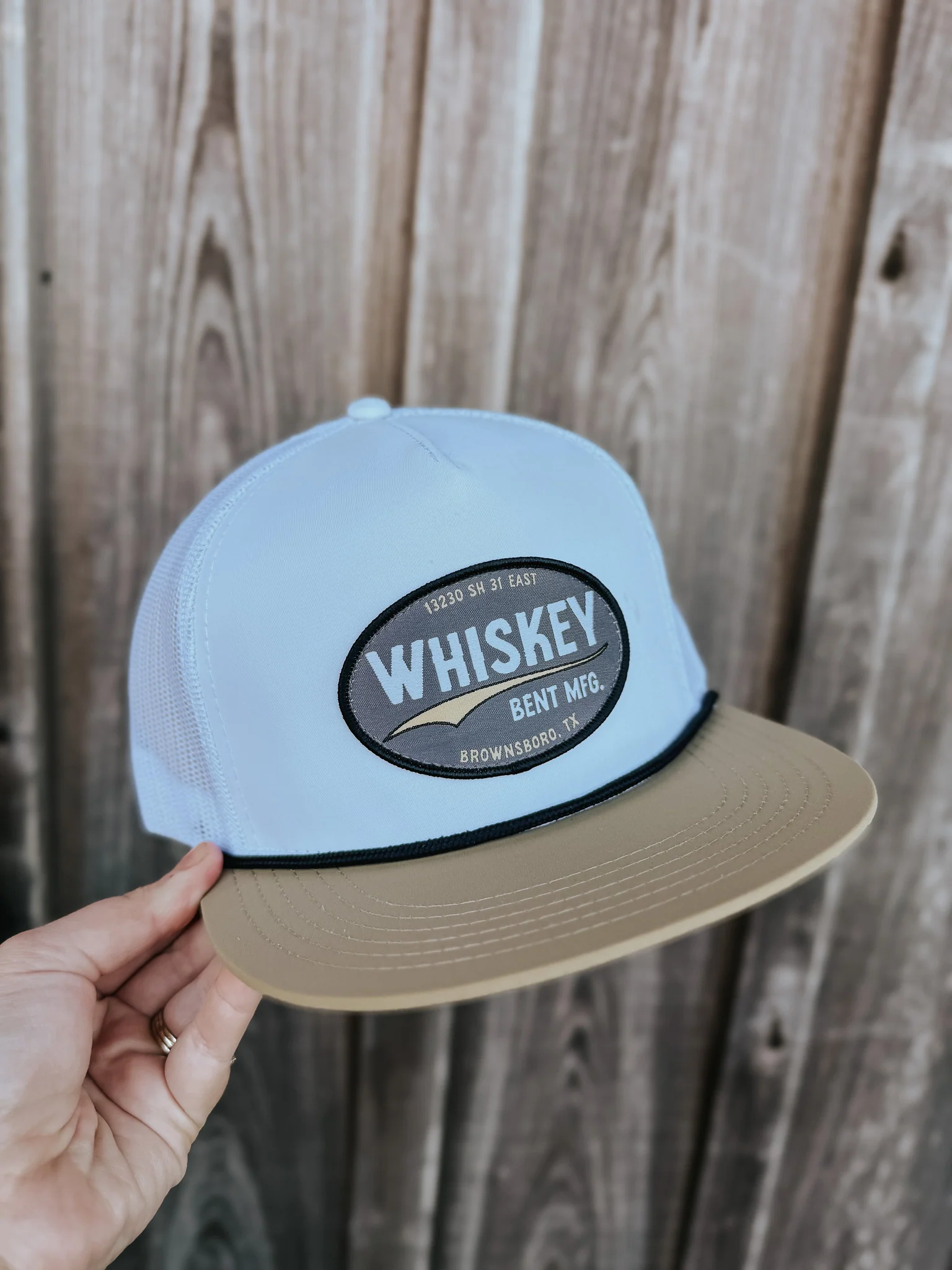 Whiskey Bent Hat Co. The Bodie in White - Image 3