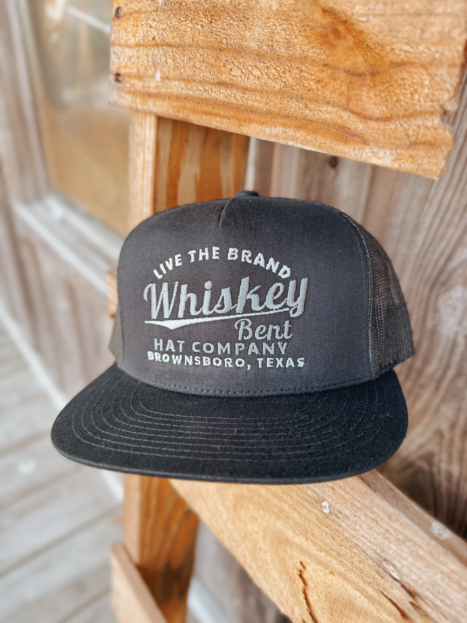 Whiskey Bent Hat Co. The Cali Cap in Black