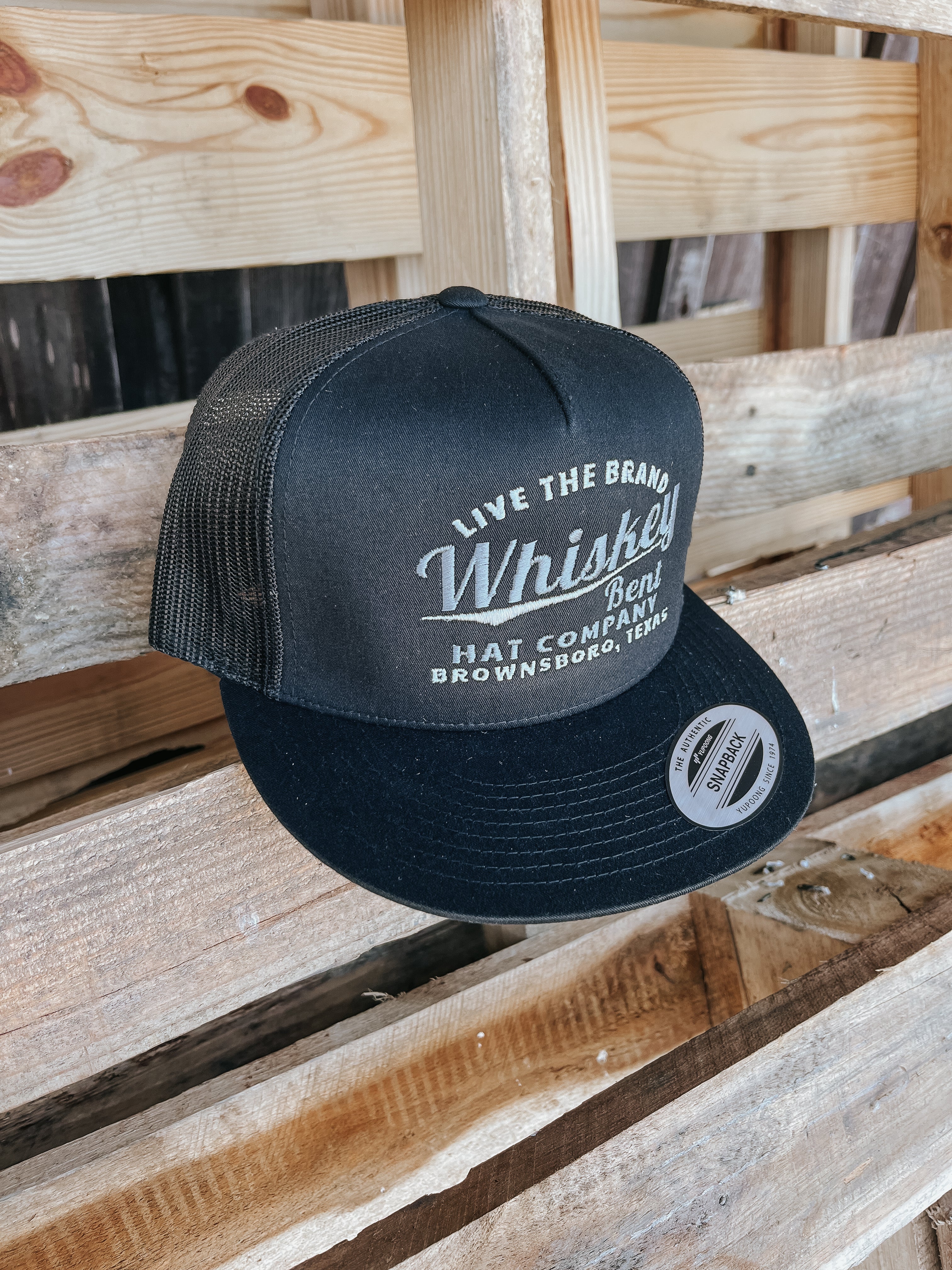Whiskey Bent Hat Co. The Cali Cap in Black - Image 3