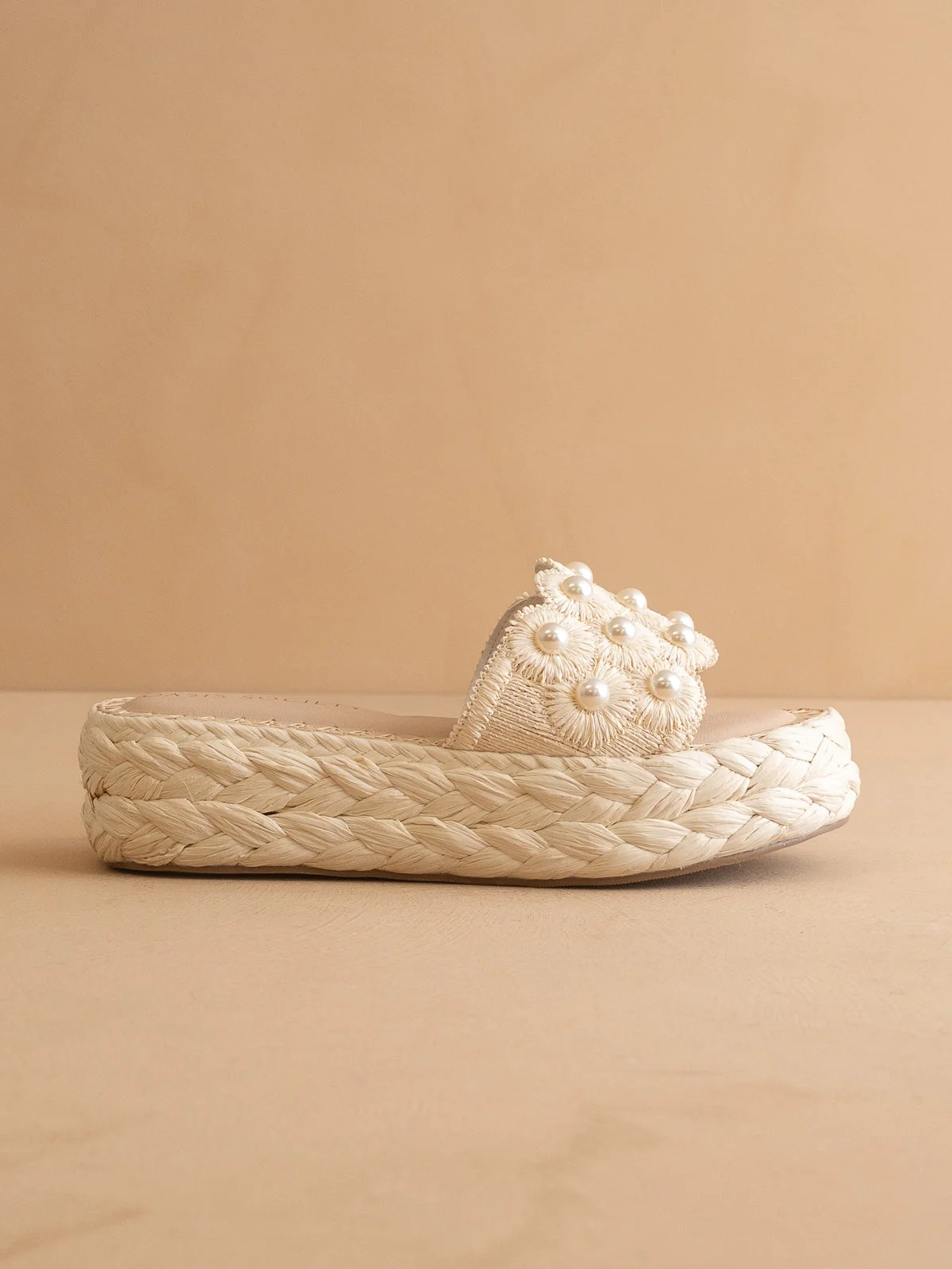 The Candice | Ivory Raffia Platform Sandal - Image 6