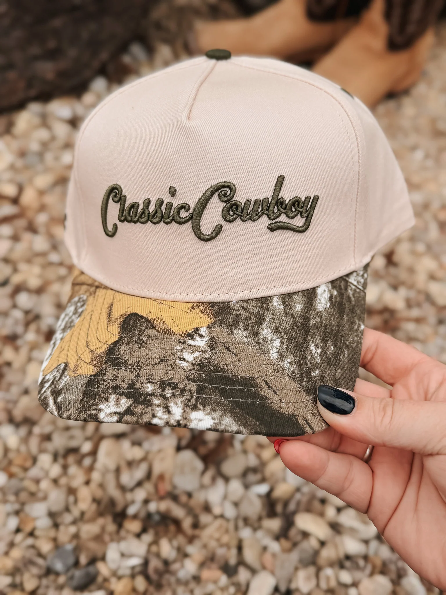 Classic Cowboy The Little Youth Rancher Cap - Camo