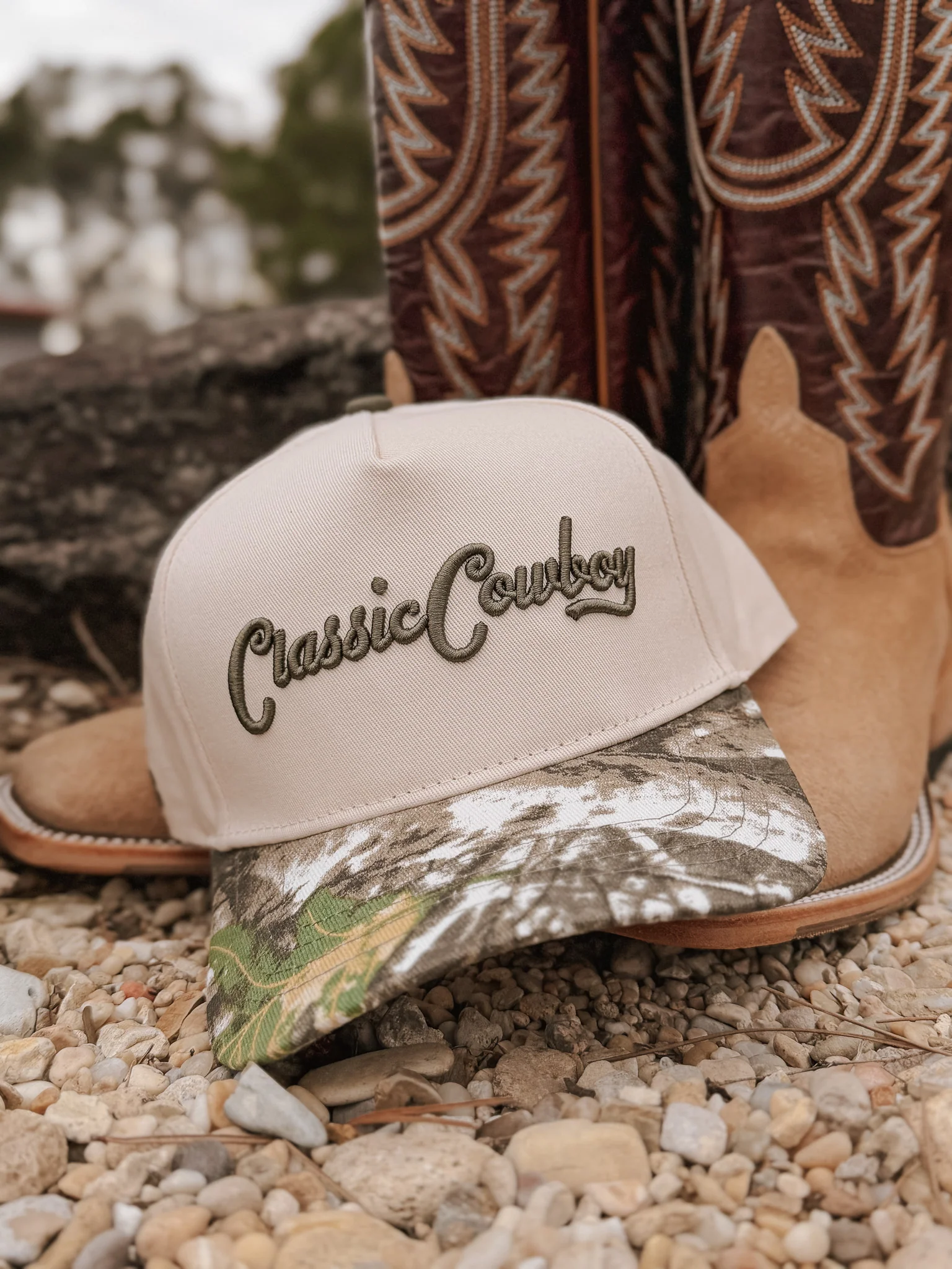 Classic Cowboy The Little Youth Rancher Cap - Camo - Image 6