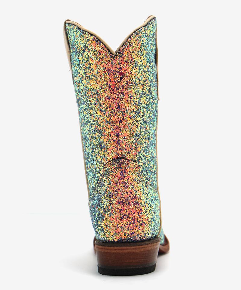 Girl's Tanner Mark Blue Mermaid Glitter Boots - Image 6