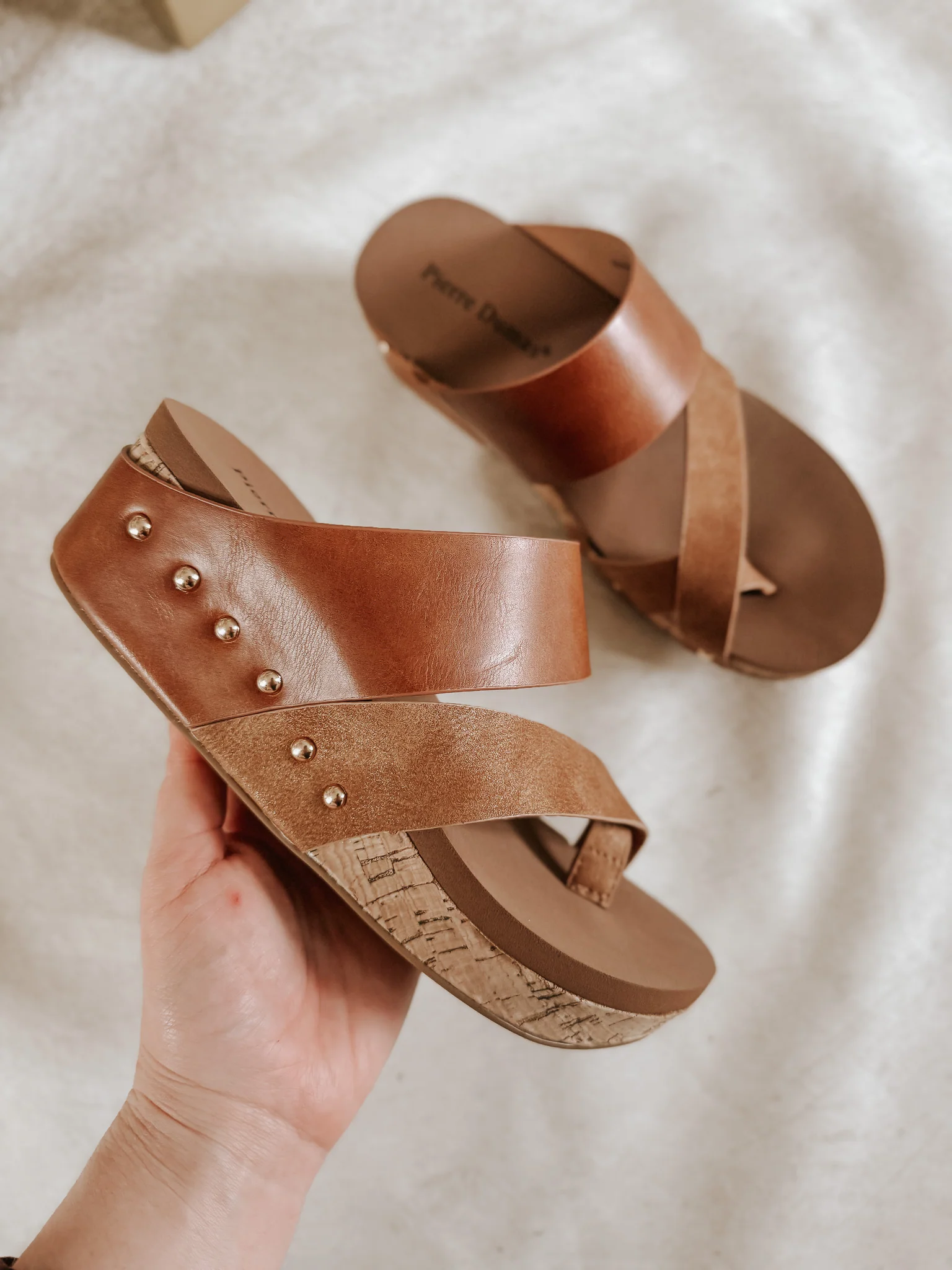 There She Goes Wedge Sandals