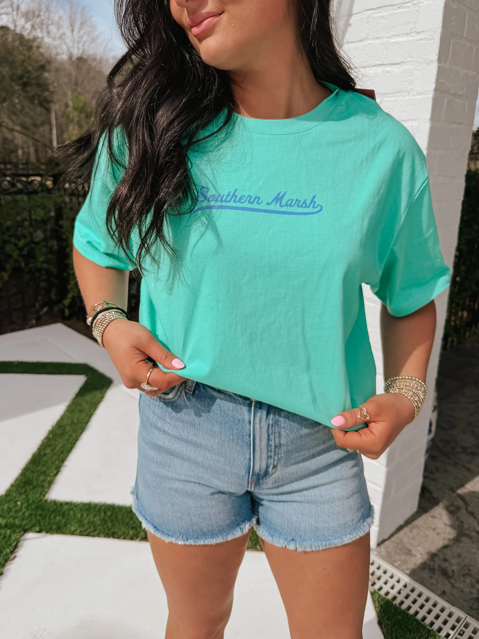 Southern Marsh Women's Southernclassics Ballpark Trademark Comfort Tee - Image 6