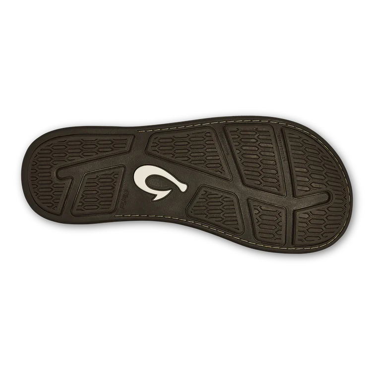 Men's Olukai Tuahine Dark Wood Sandals - Image 6