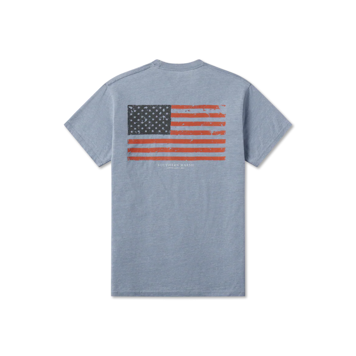 Southern Marsh Men's Vintage Flag Seawash T-Shirt - Image 2
