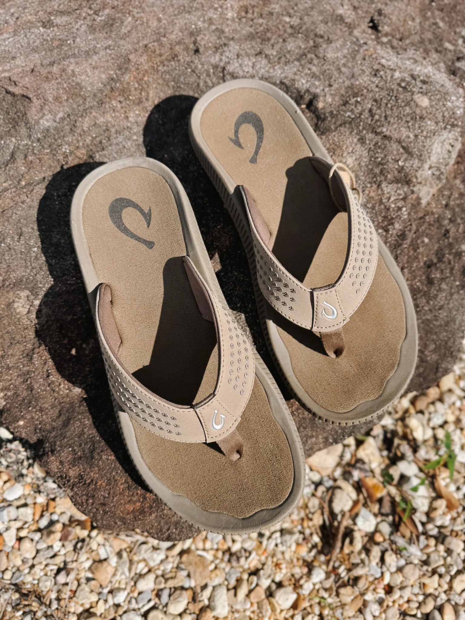 Men's Olukai Ulele Sandals in Mustang - Image 4