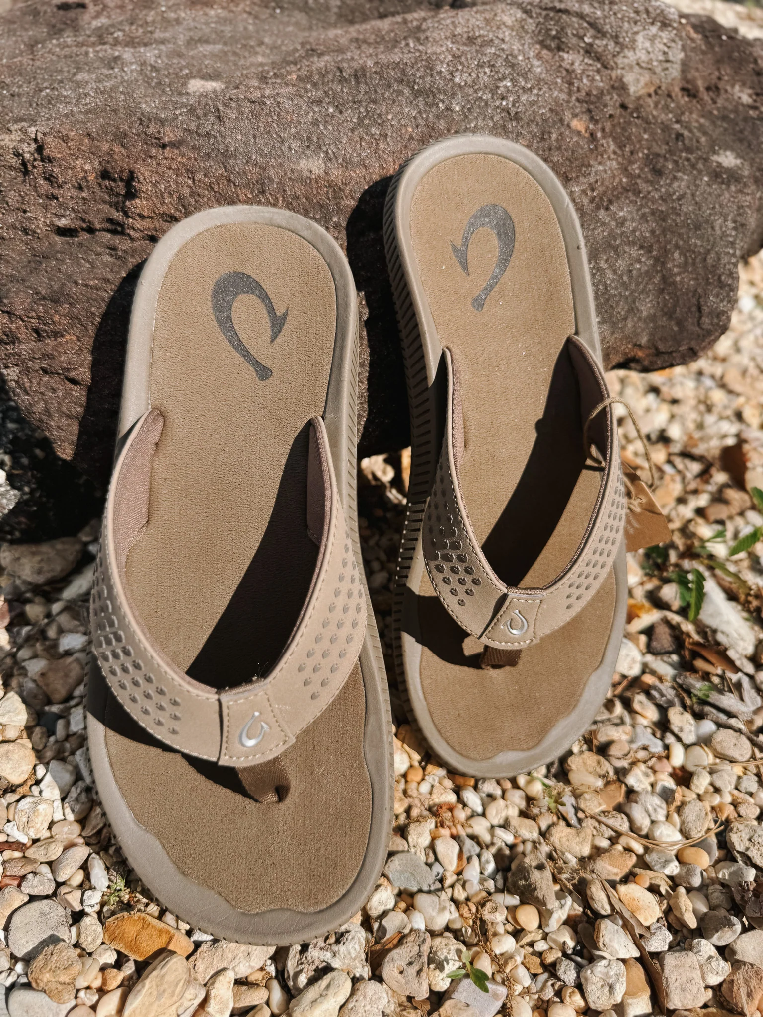 Men's Olukai Ulele Sandals in Mustang - Image 5