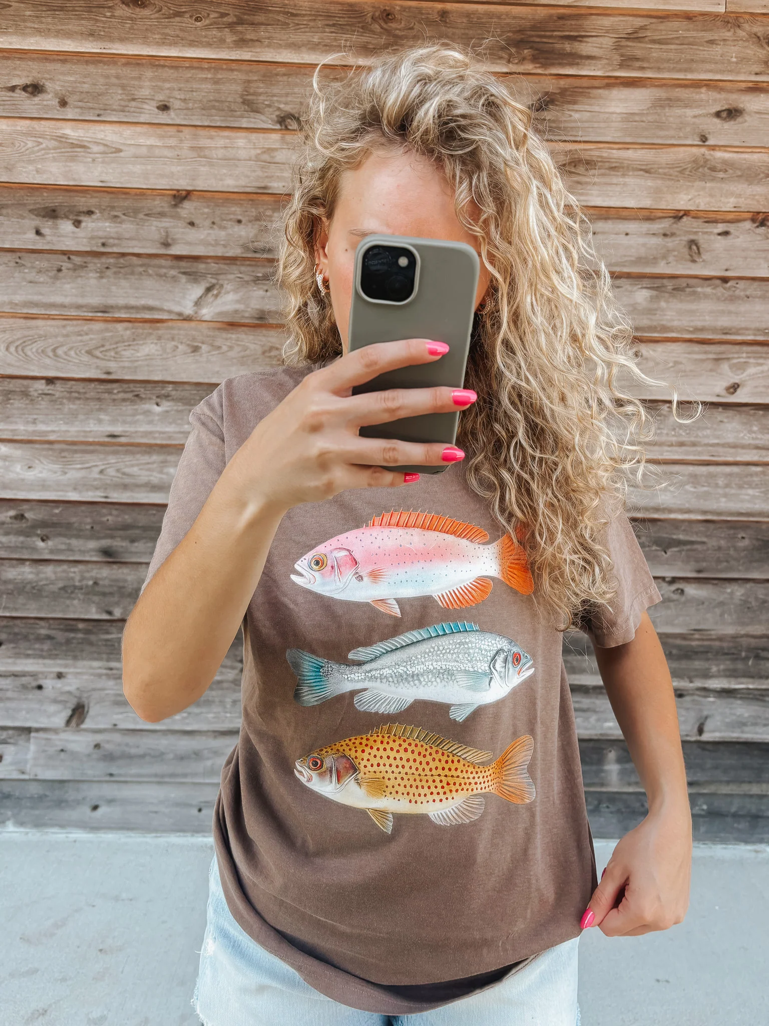 Vintage Fish Trio Tee - Image 2