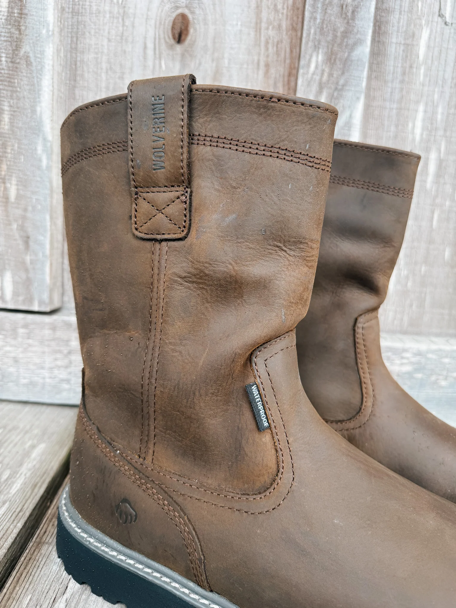 MEN'S WOLVERINE FLOORHAND WATERPROOF STEEL TOE WELLINGTON BOOT - Image 3