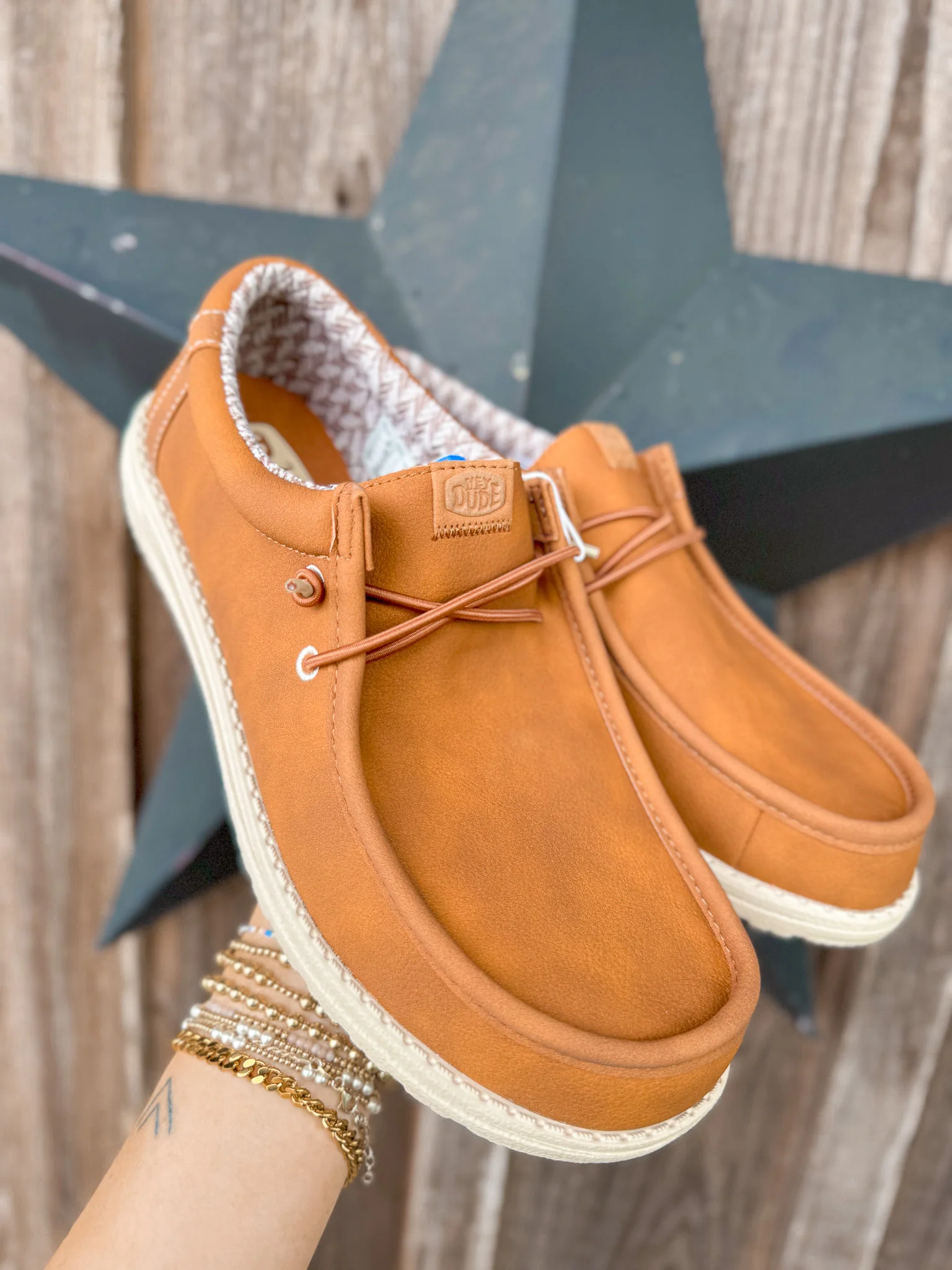 Men's Hey Dude Wally Classic Tan - Image 6