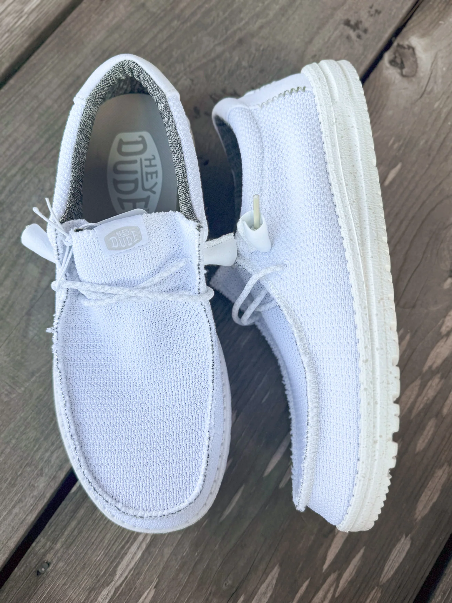Men's Hey Dude Wally Sport White - Image 3