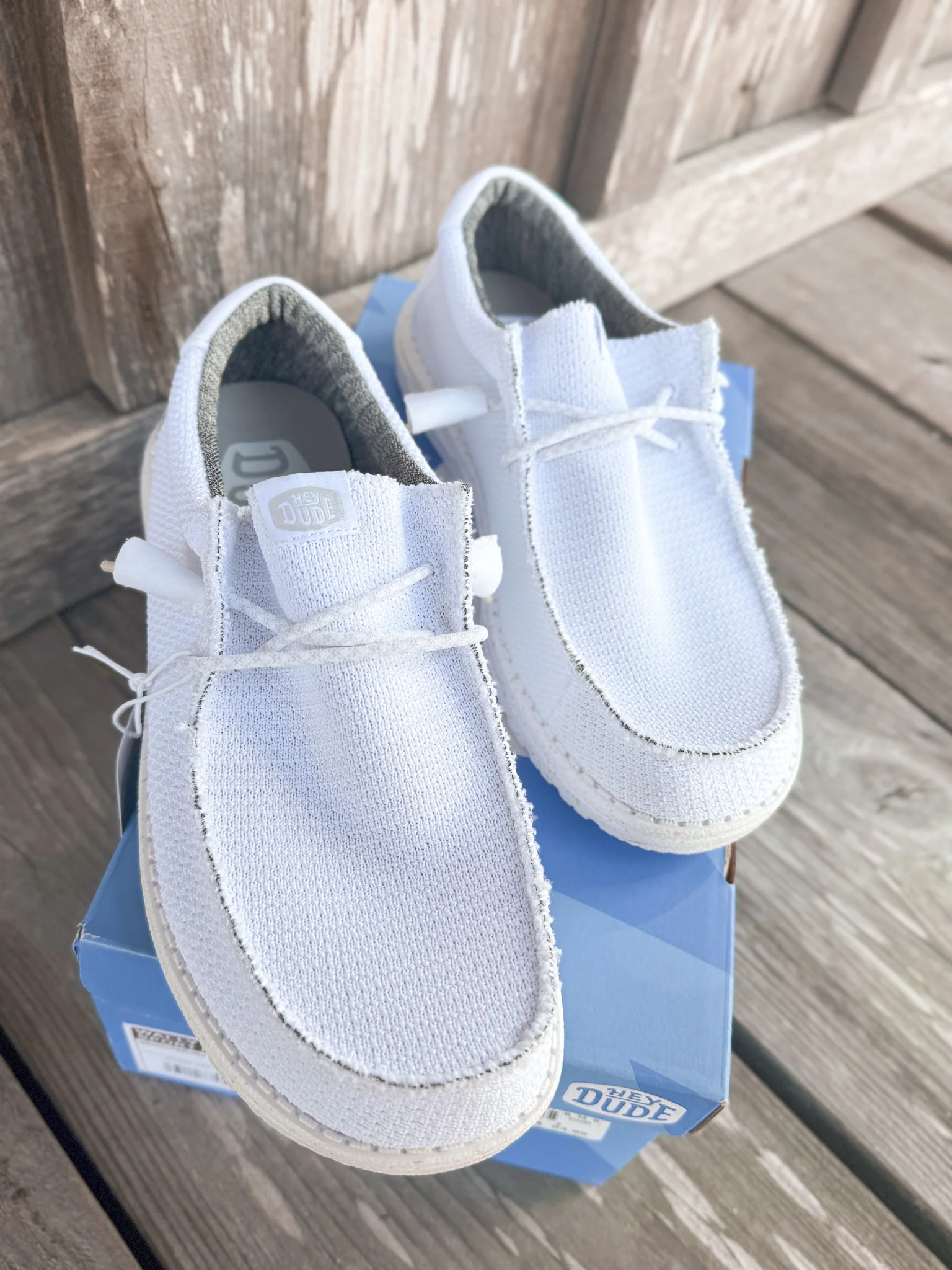 Men's Hey Dude Wally Sport White - Image 4
