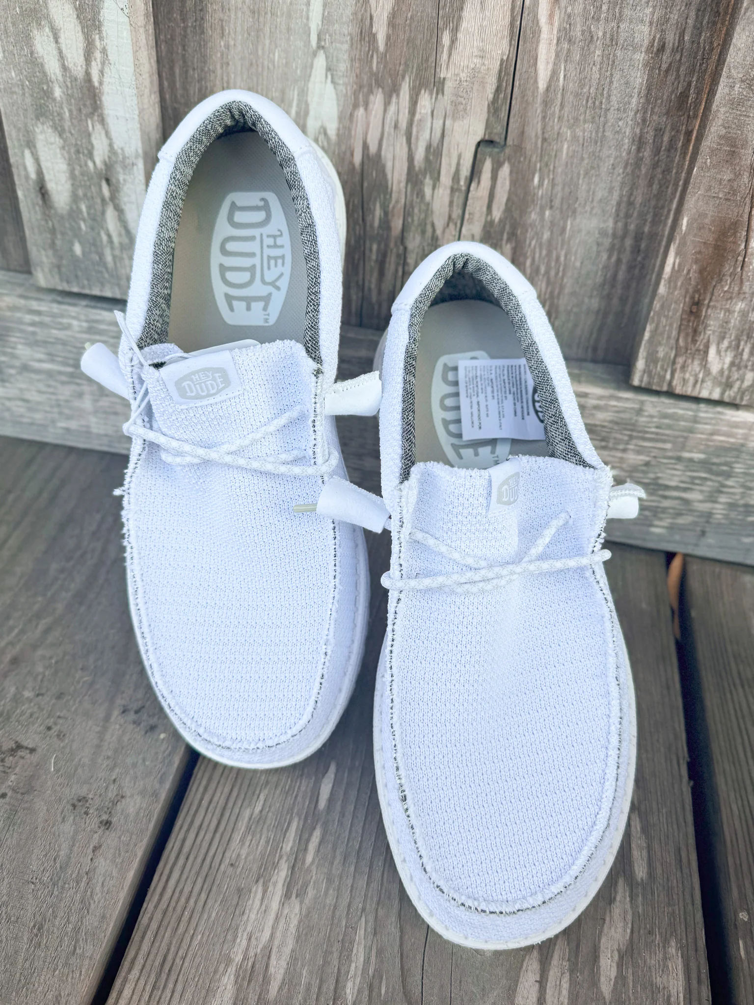 Men's Hey Dude Wally Sport White - Image 8