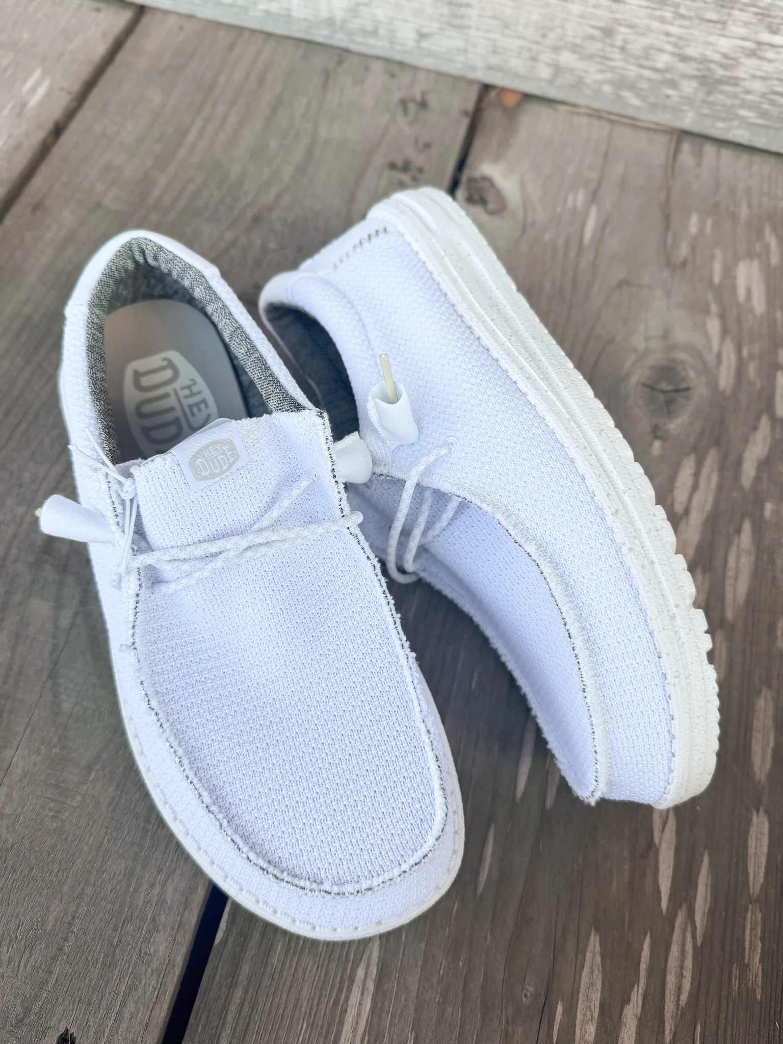 Men's Hey Dude Wally Sport White - Image 9