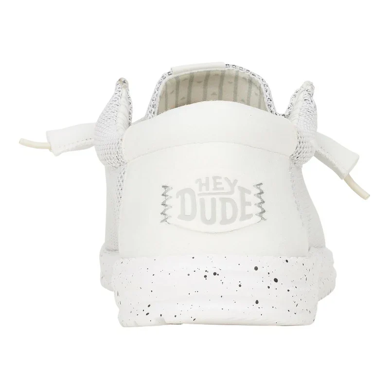 Men's Hey Dude Wally Stretch Sox in Storm White - Image 7