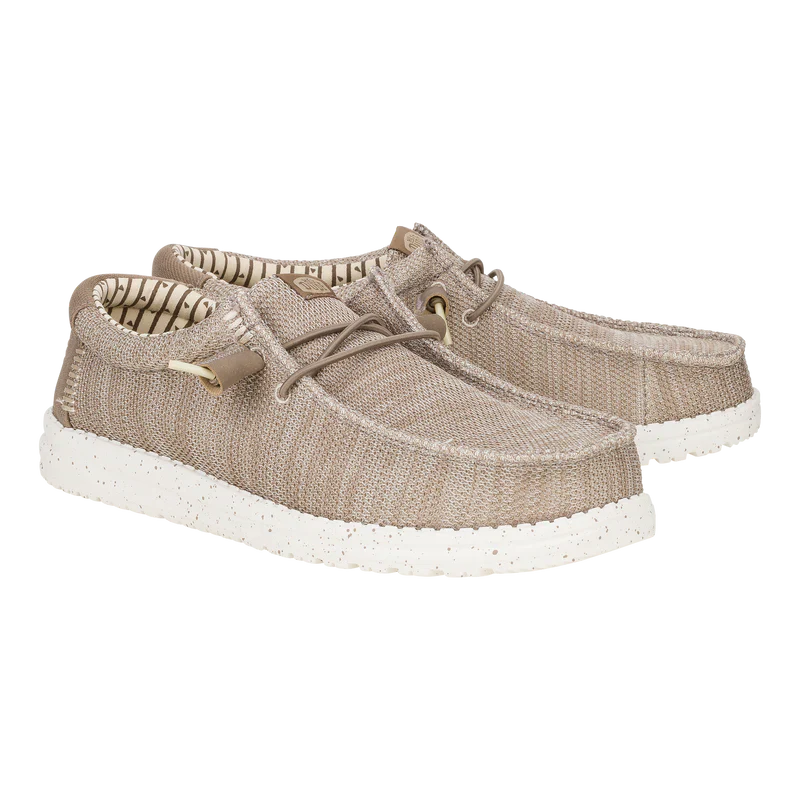 Hey Dude Men's Wally Stretch Sox in Tan