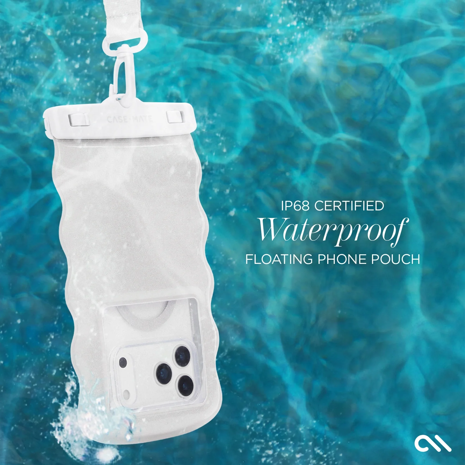 Wavy Waterproof Floating Pouch - Pink - Image 7