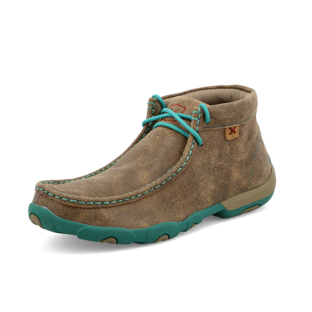 Women's Twisted X Chukka Driving Moc in Turquoise - Image 10