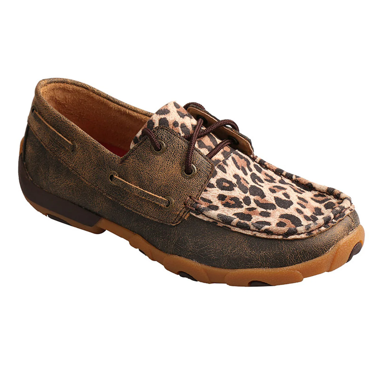 Women's Twisted X Cheetah Print Driving Moc - Image 5