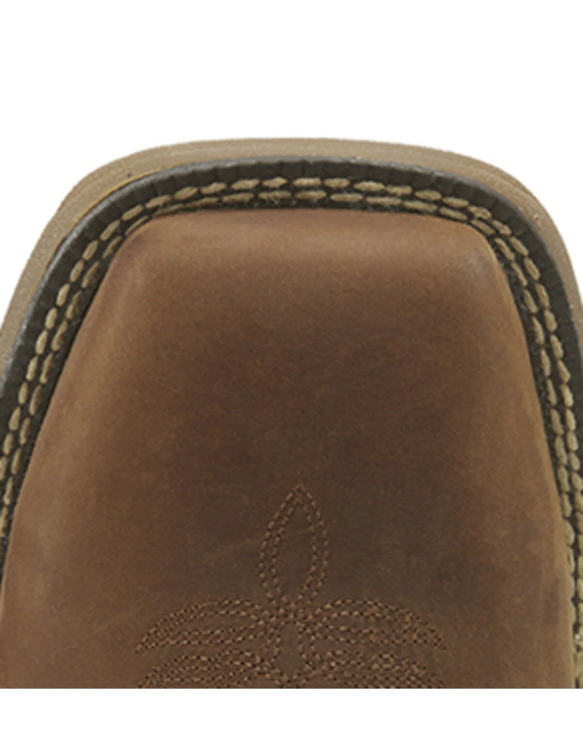 Men's Justin Stampede Rush Waterproof Square Steel Toe Work Boots - Image 6