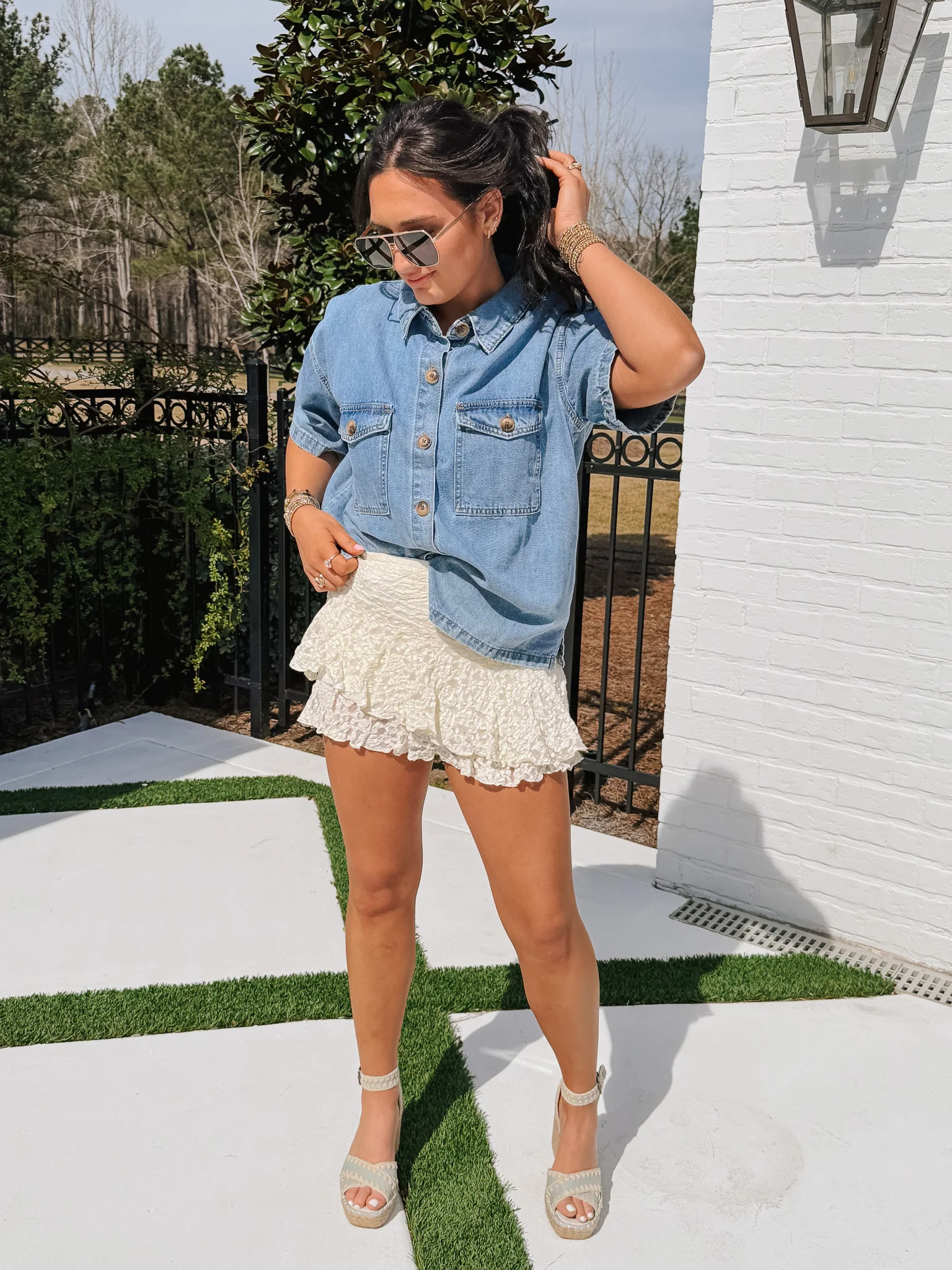 Darling Denim Button Up Shirt