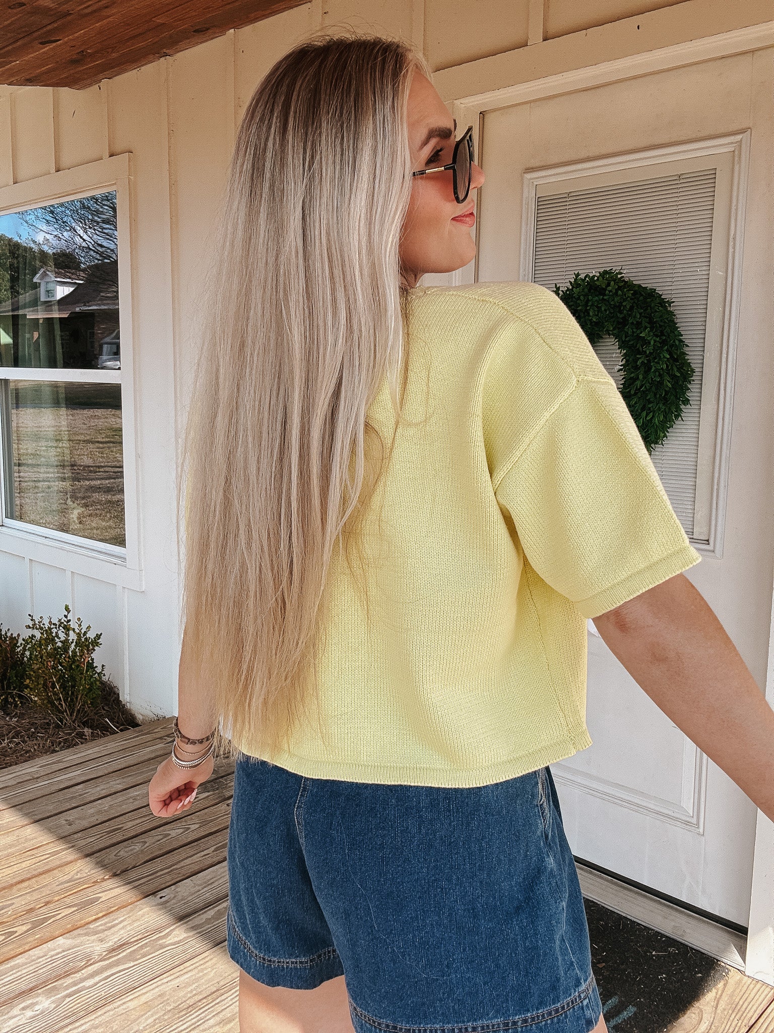 Lemon Drop Knit Top - Image 4