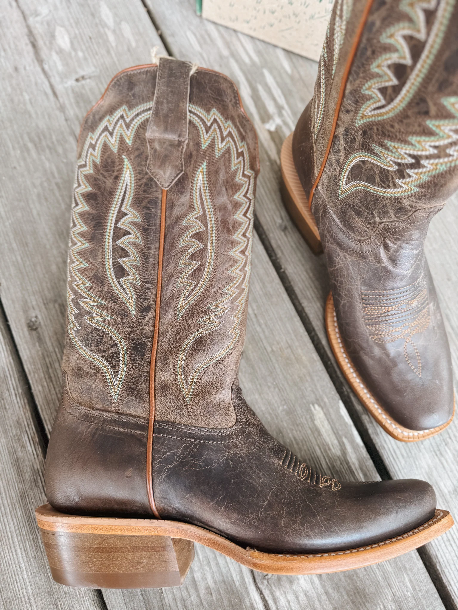 Women's R. Watson Mad Brown Goat Boats - Image 13