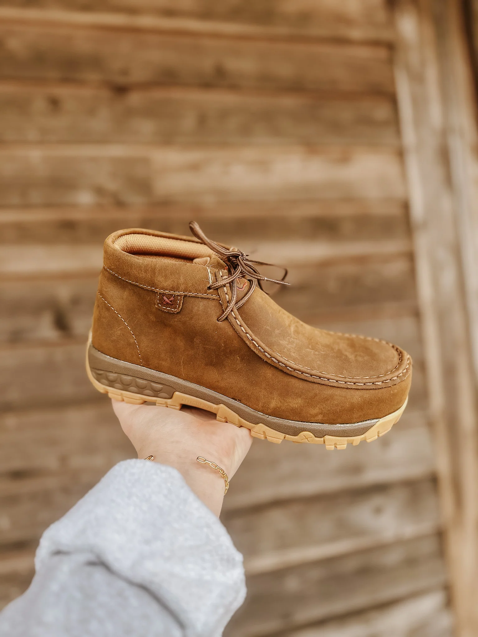 WOMEN'S TWISTED X COMPOSITE TOE WORK CHUKKA DRIVING MOC - Image 6