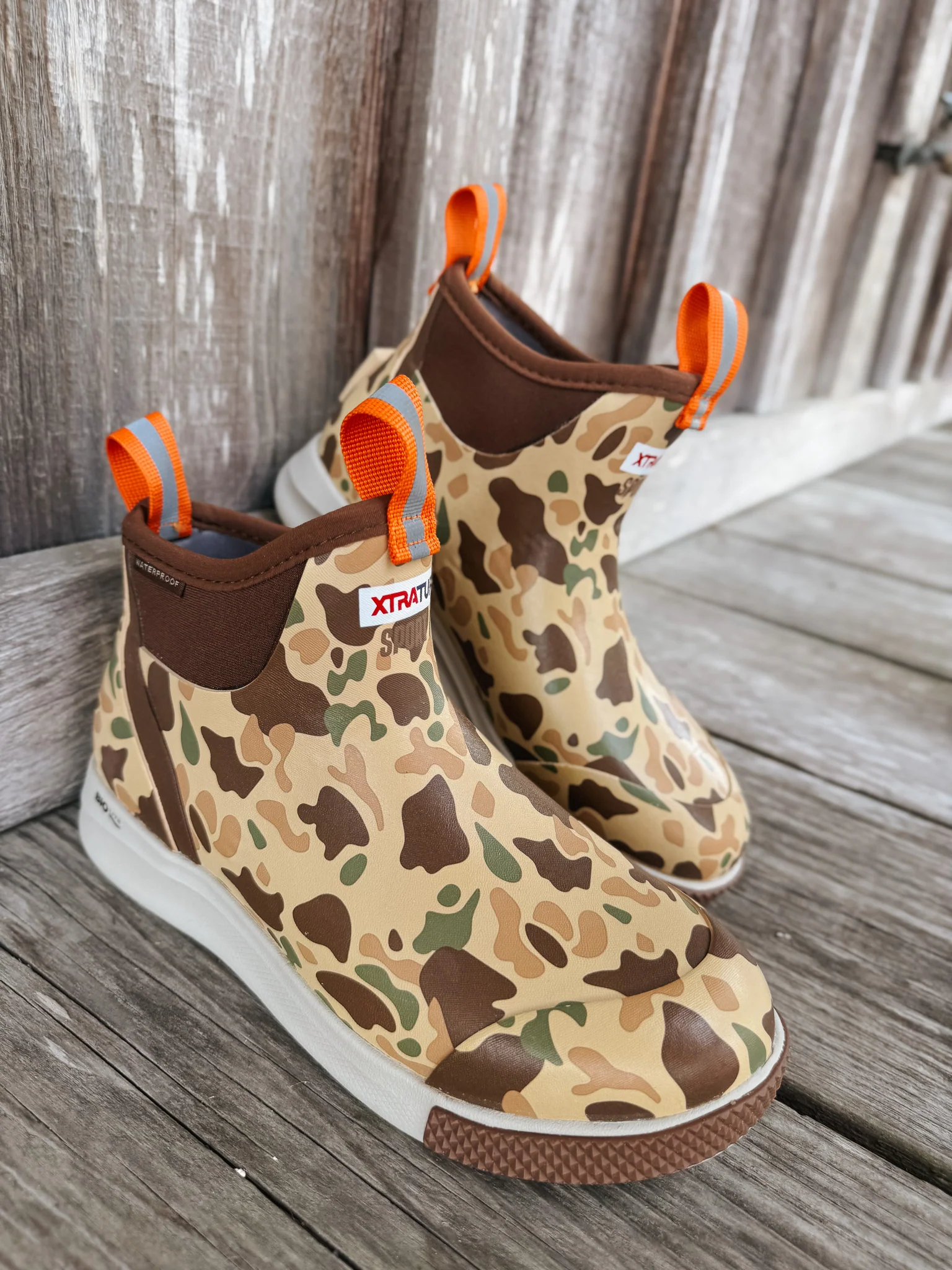 Men's Xtratuf 6 in Ankle Deck Boot Sport in Duck Camo