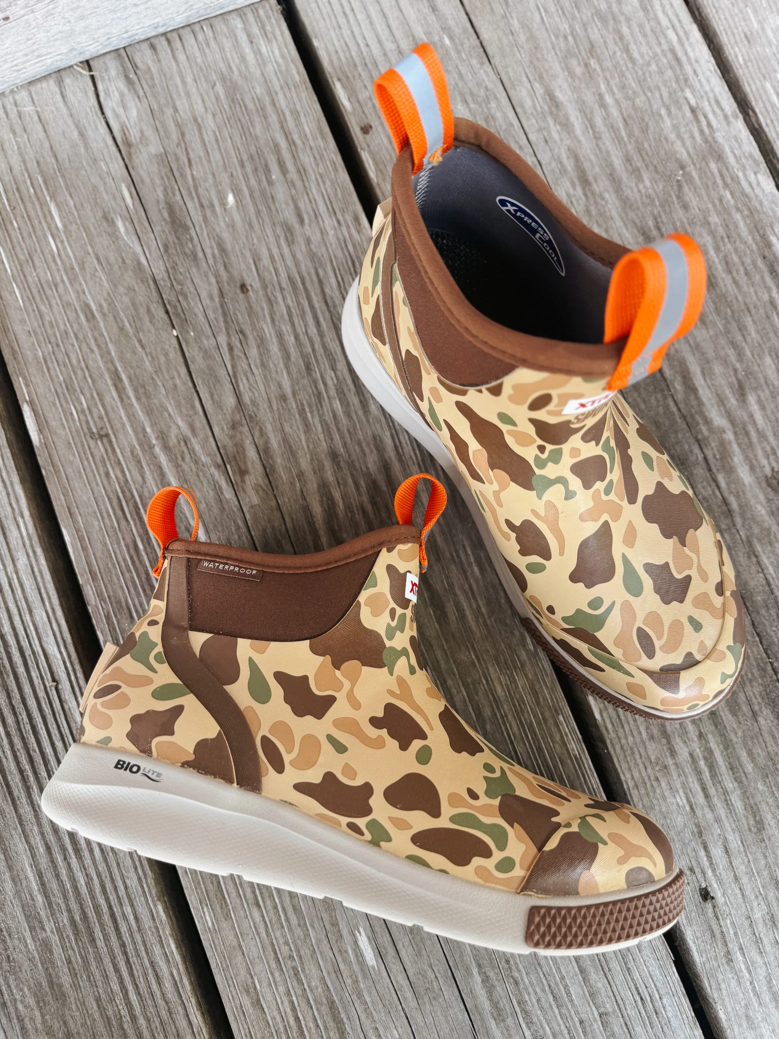 Men's Xtratuf 6 in Ankle Deck Boot Sport in Duck Camo - Image 14