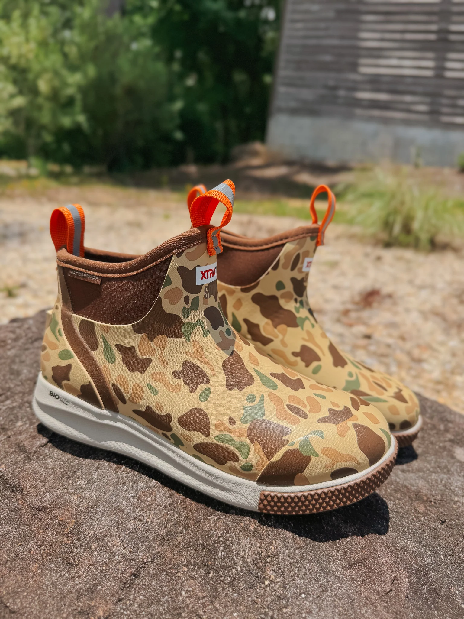 Men's Xtratuf 6 in Ankle Deck Boot Sport in Duck Camo - Image 5