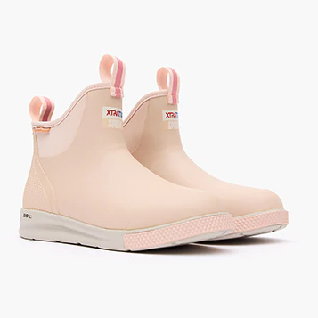 Women's Xtratuf 6 in Ankle Deck Boot Sport in Blush Peach - Image 9