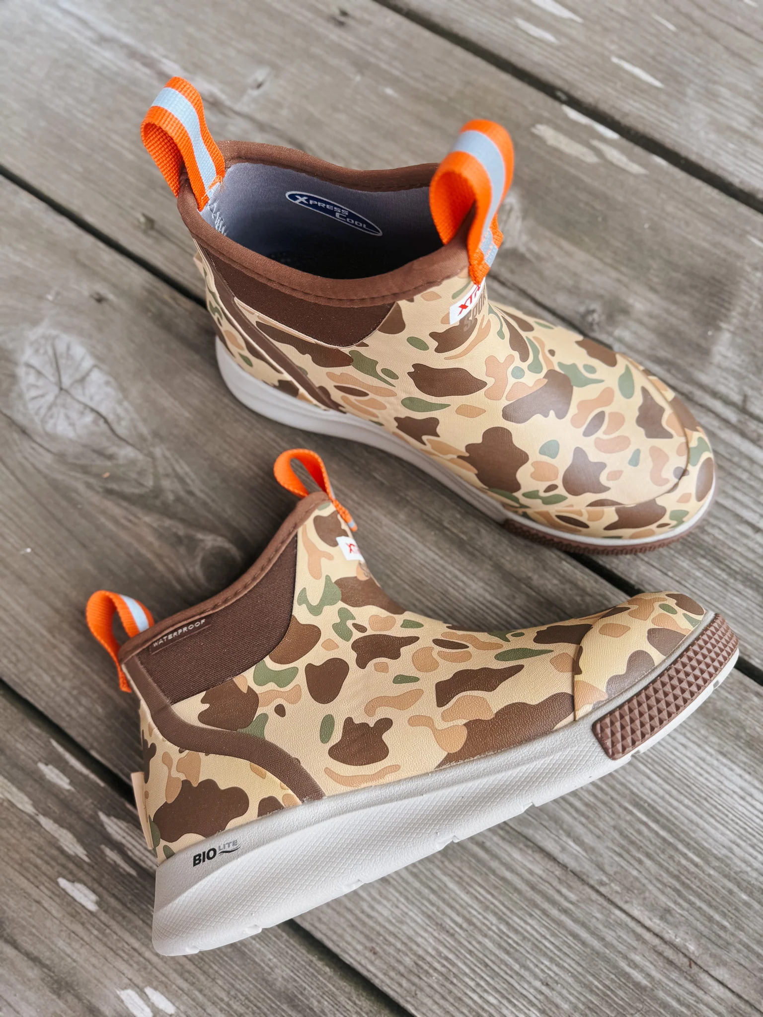Women's XTRATUF Ankle Deck Boot Sport in Duck Camo - Image 14