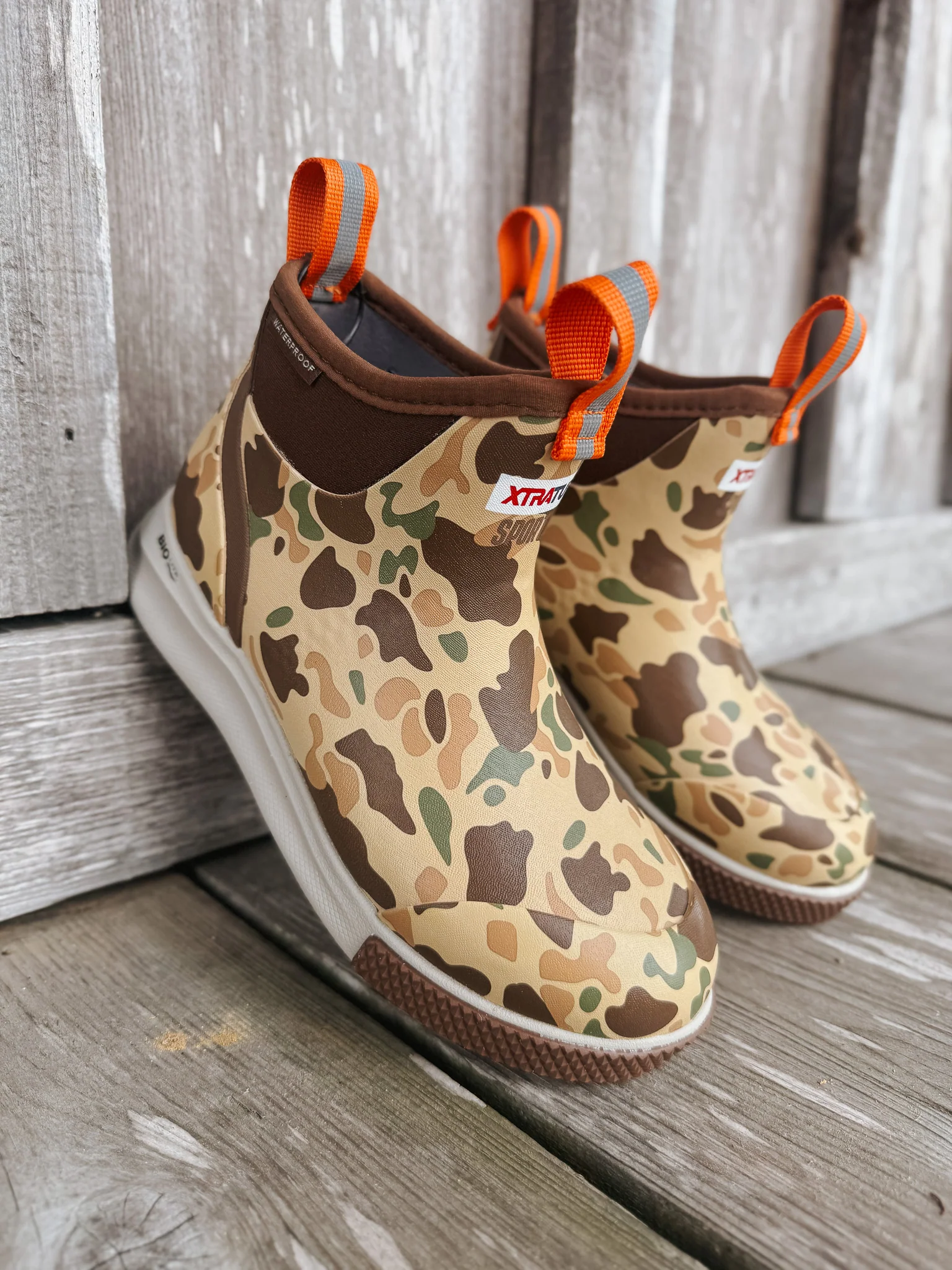 Women's XTRATUF Ankle Deck Boot Sport in Duck Camo - Image 15