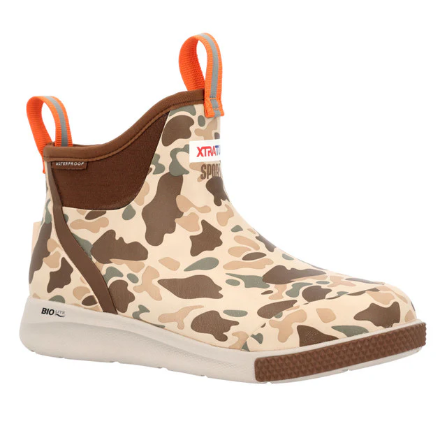 Women's XTRATUF Ankle Deck Boot Sport in Duck Camo - Image 6