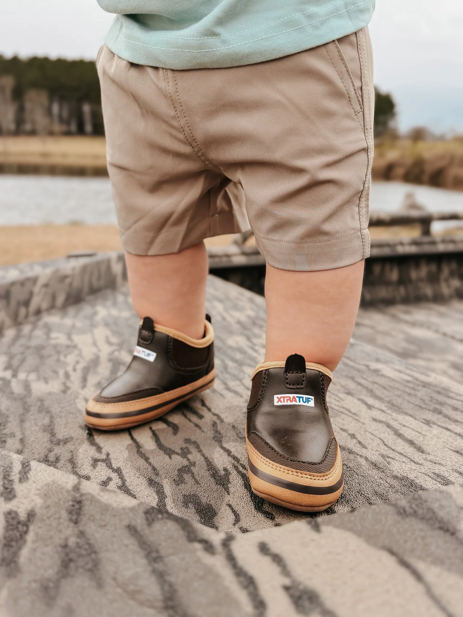 Xtratuf Infant Minnow Ankle Deck Boot in Brown