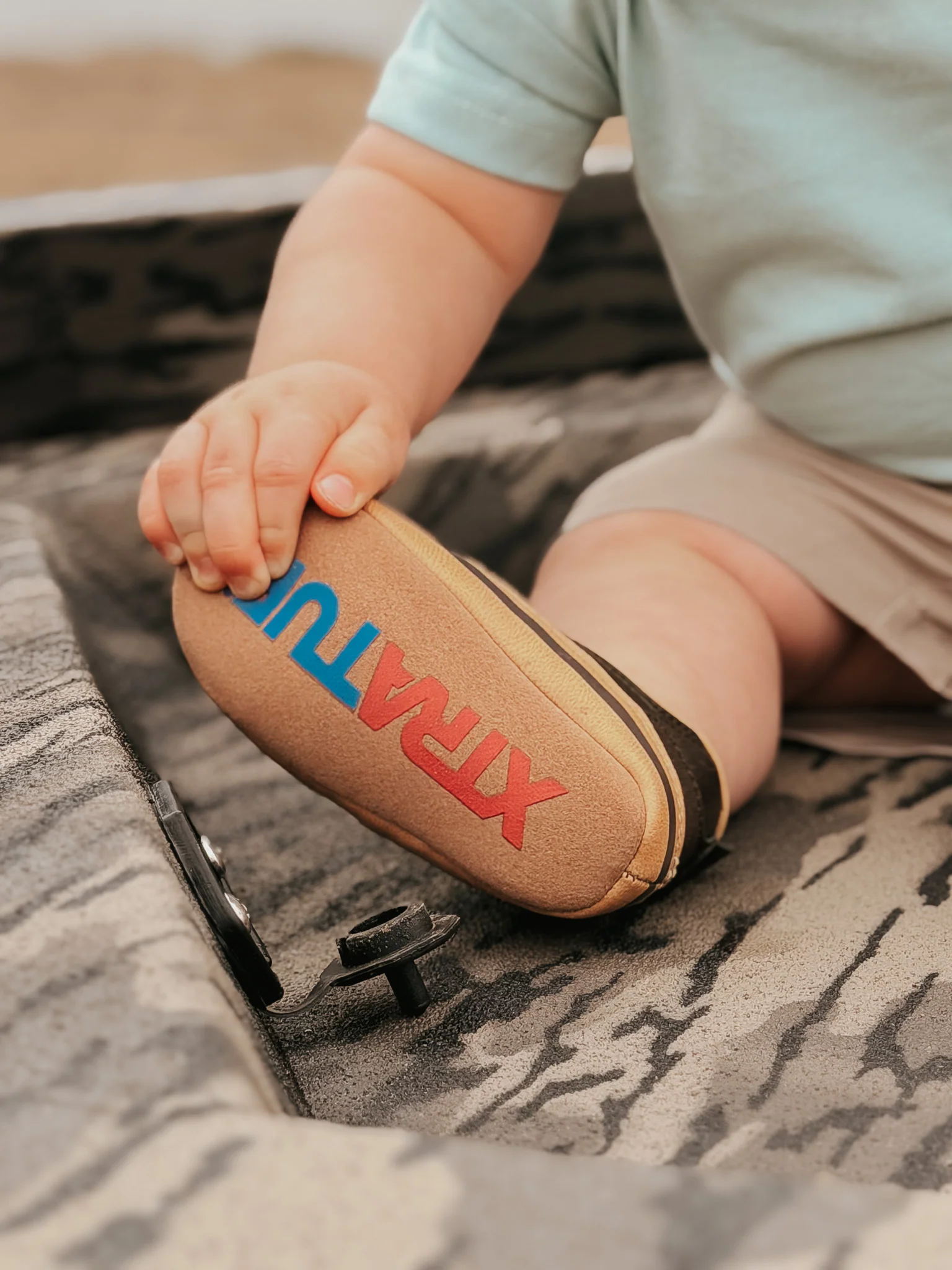 Xtratuf Infant Minnow Ankle Deck Boot in Brown - Image 2