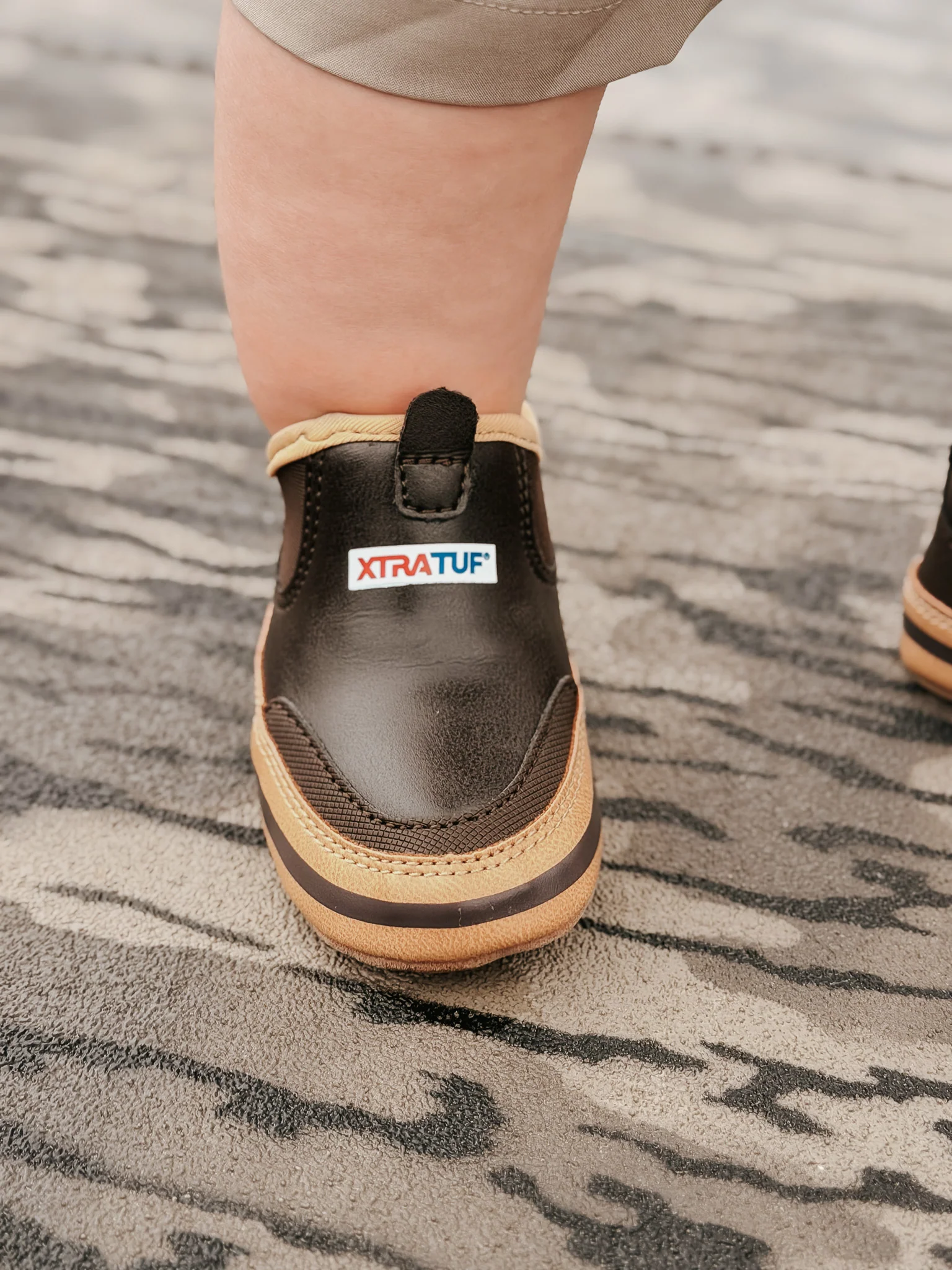 Xtratuf Infant Minnow Ankle Deck Boot in Brown - Image 4