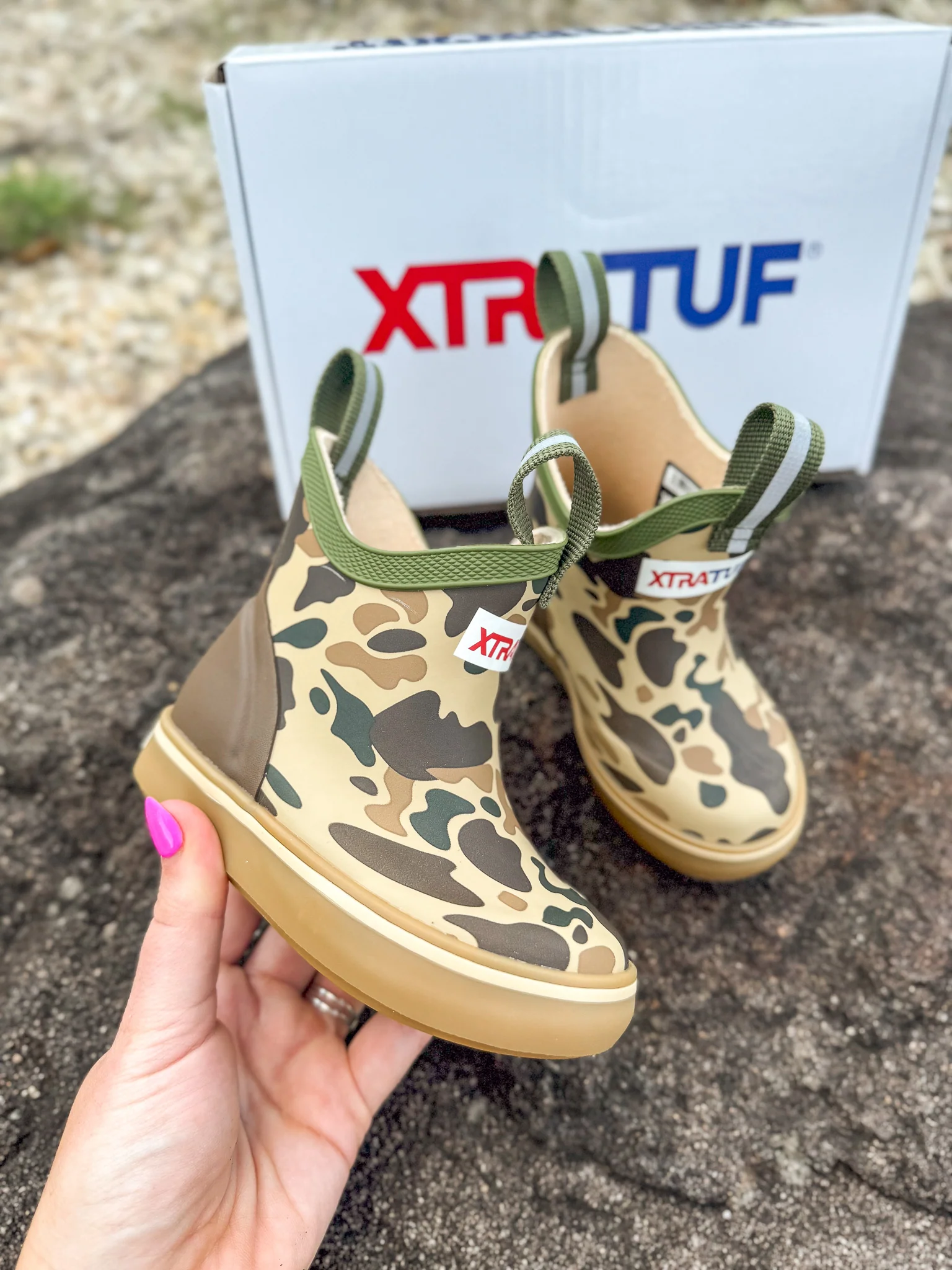 Little Kid's & Toddler Xtratuf Duck Camo Ankle Deck Boot