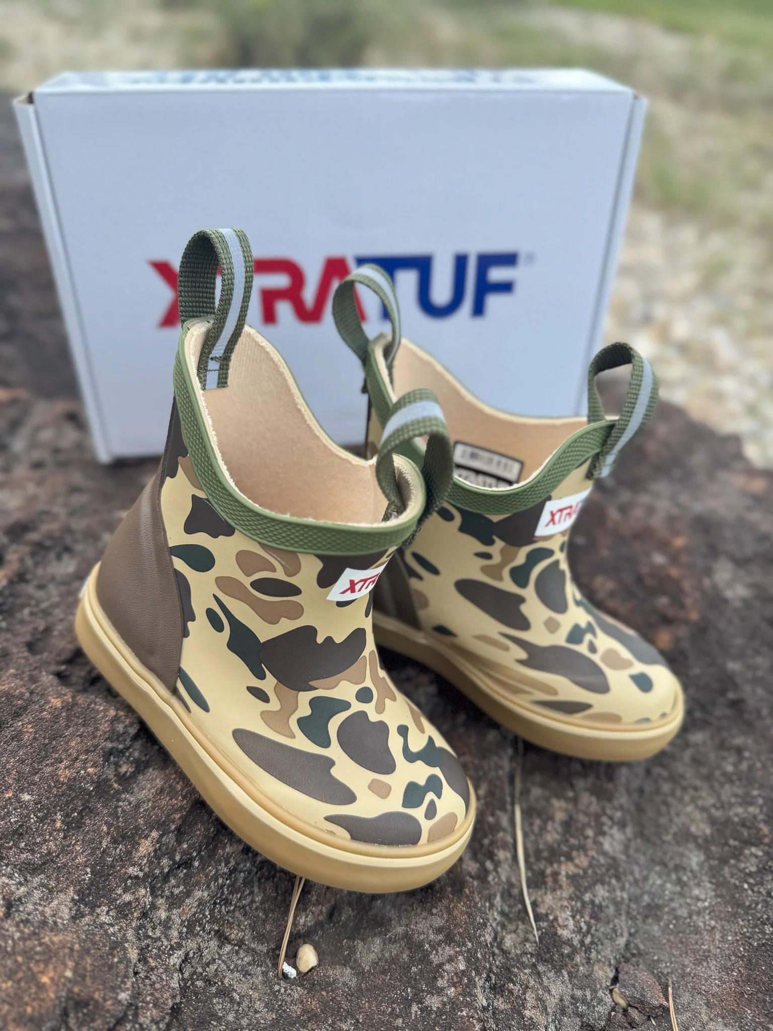 Little Kid's & Toddler Xtratuf Duck Camo Ankle Deck Boot - Image 3