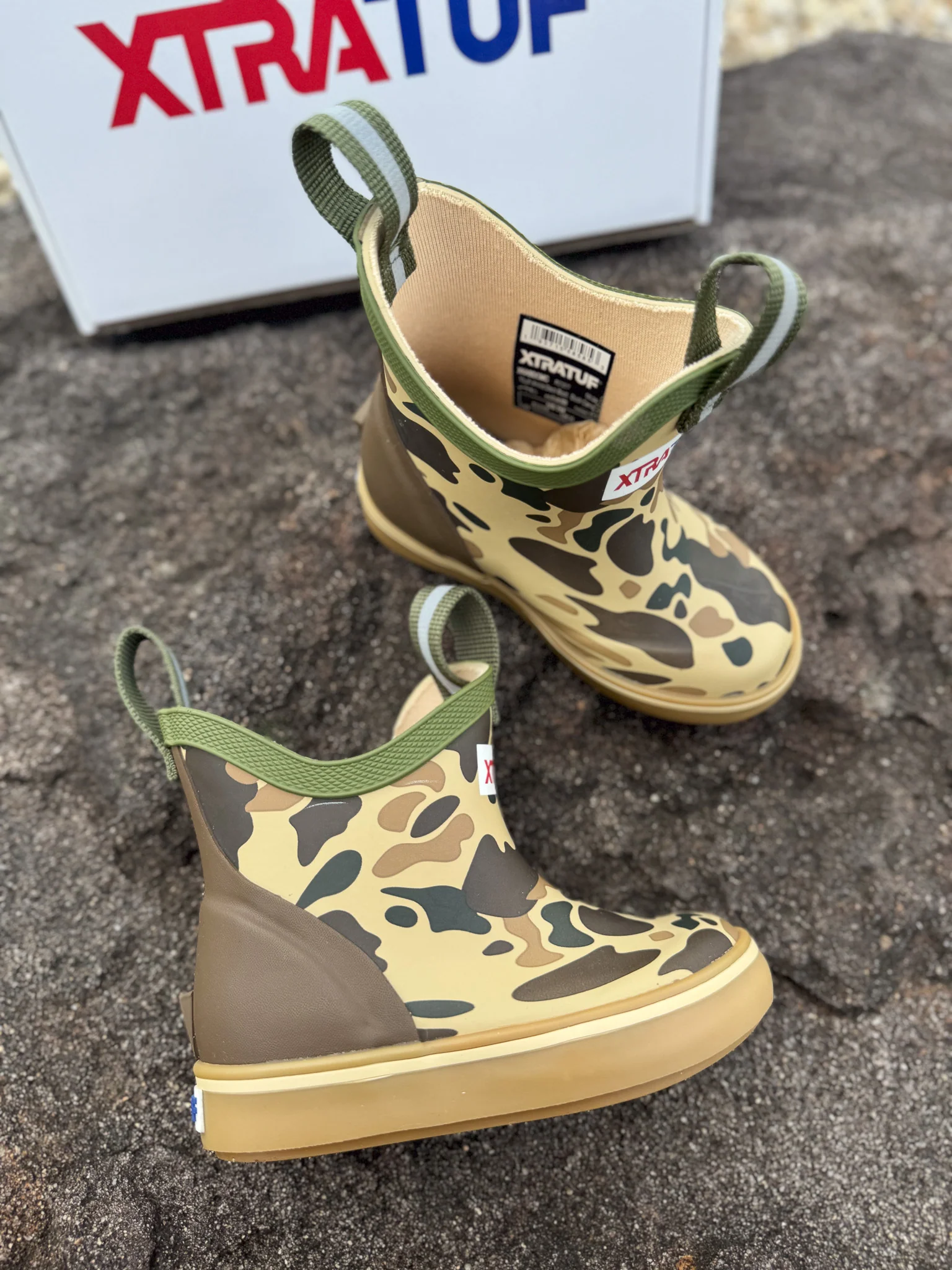 Little Kid's & Toddler Xtratuf Duck Camo Ankle Deck Boot - Image 5