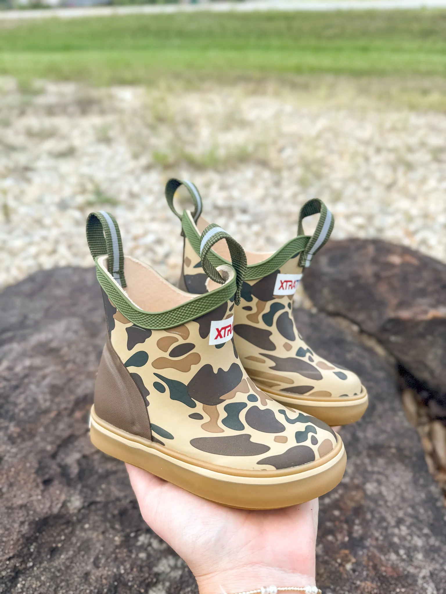 Little Kid's & Toddler Xtratuf Duck Camo Ankle Deck Boot - Image 7