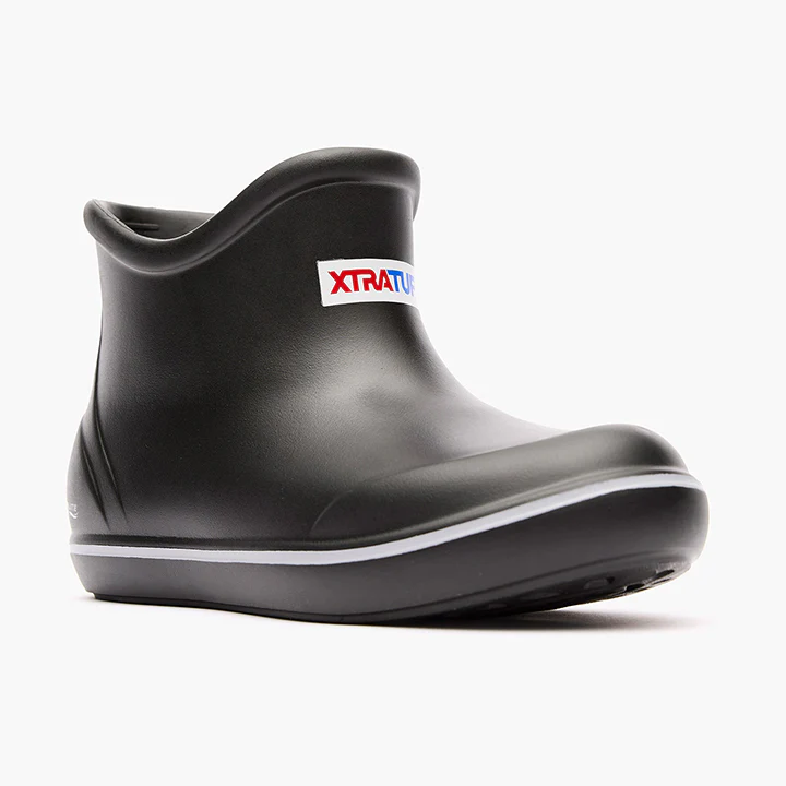 Big Kid's Tufs Black Ankle Deck Boot - Image 3
