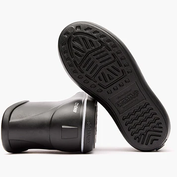 Big Kid's Tufs Black Ankle Deck Boot - Image 4