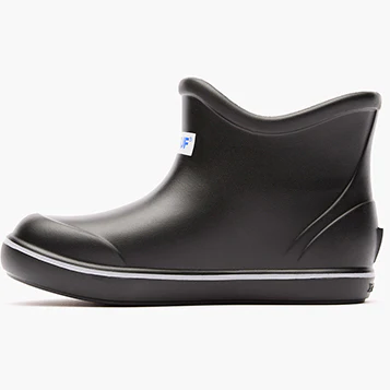 Big Kid's Tufs Black Ankle Deck Boot - Image 6