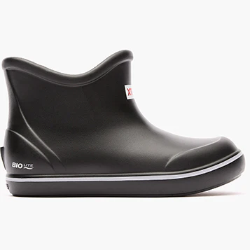 Big Kid's Tufs Black Ankle Deck Boot - Image 7