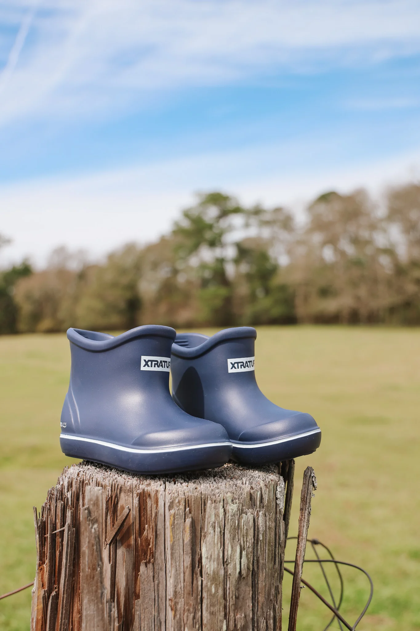 Big Kid's TUF Navy Ankle Deck Boot - Image 7