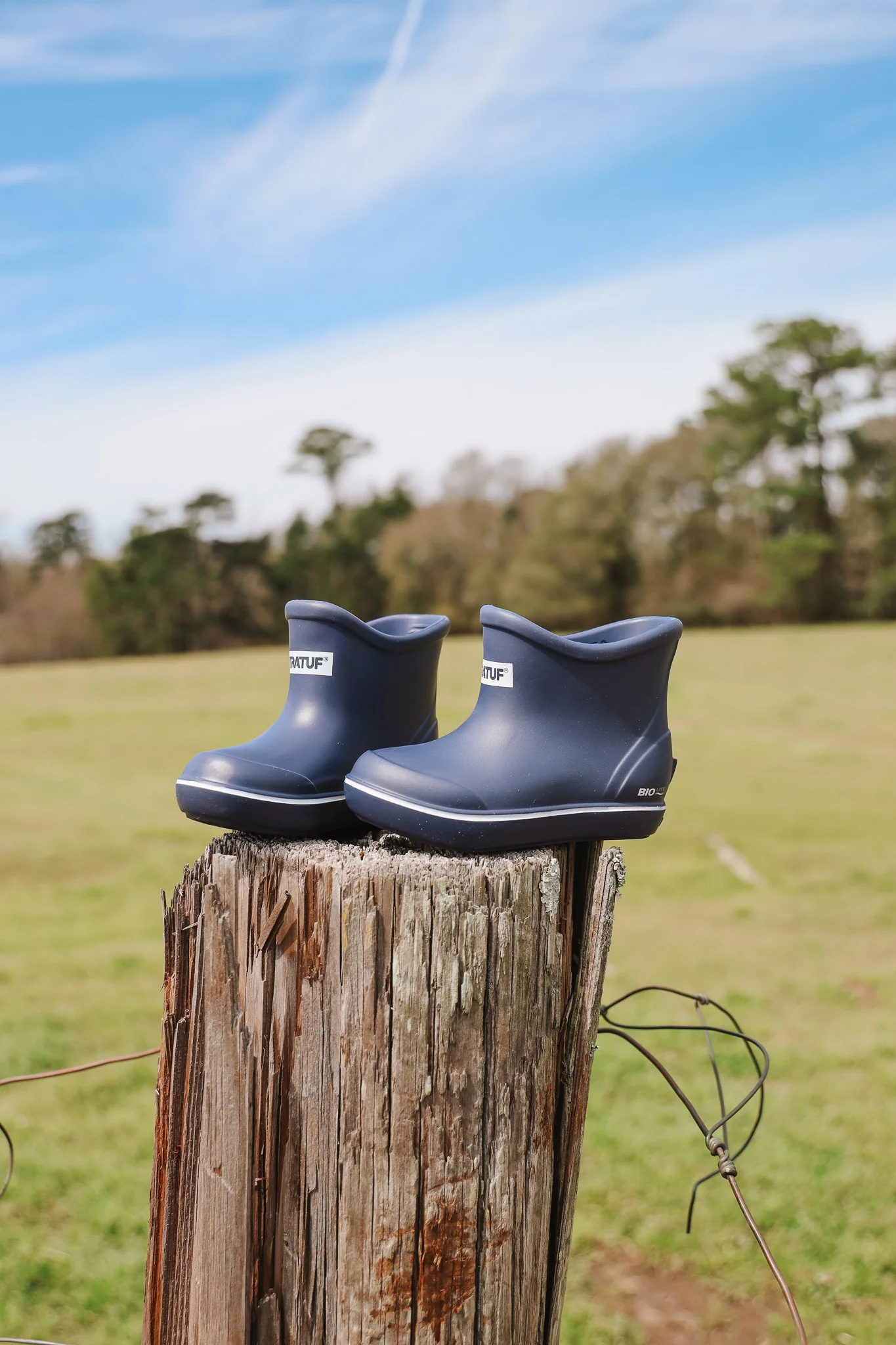 Big Kid's TUF Navy Ankle Deck Boot - Image 8